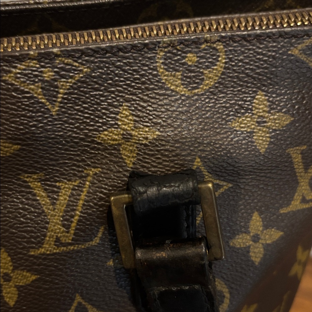 LOUIS VUITTON Cabas Piano Tote Bag Monogram Canvas Leather V10071 COA - Picture 3 of 11